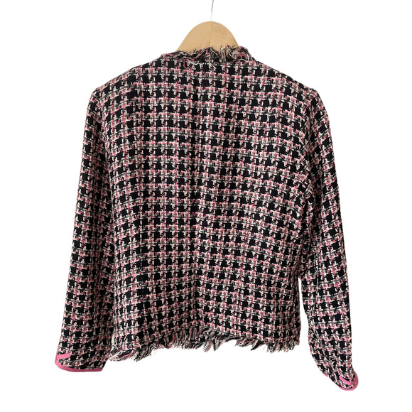 NWOT Sharon Anthony Tweed Blazer Sz 8P - Picture 3 of 5